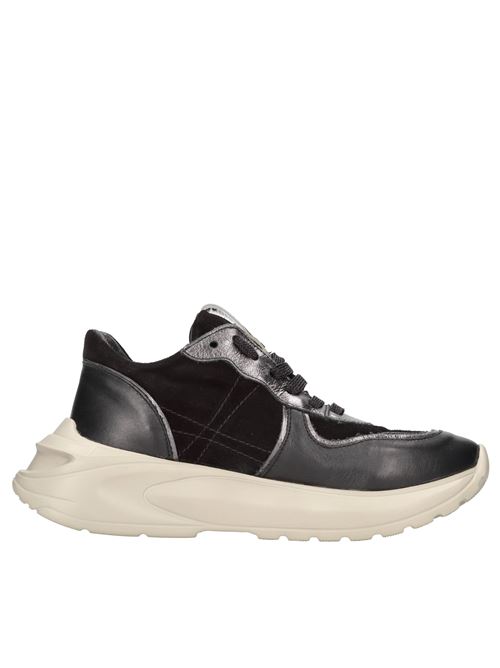 Sneakers in pelle e camoscio ANDIAFORA | SPIKE DREAMERNERO